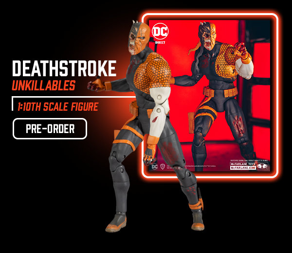 Deathstroke DC Essentials neue DCeased Figur von McFarlane Toys