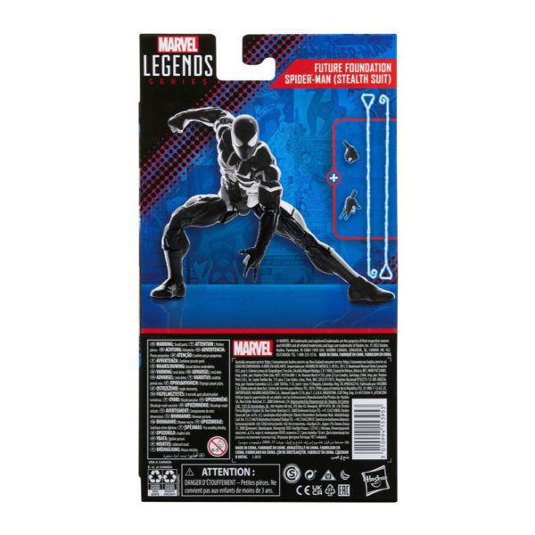 Future Foundation Spider-Man Stealth Suit Marvel Legends Series Figur von Hasbro aus den Marvel Spider-Man Comics