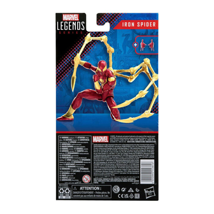 Iron Spider Marvel Legends Series Figur von Hasbro aus den Marvel Comics: Civil War