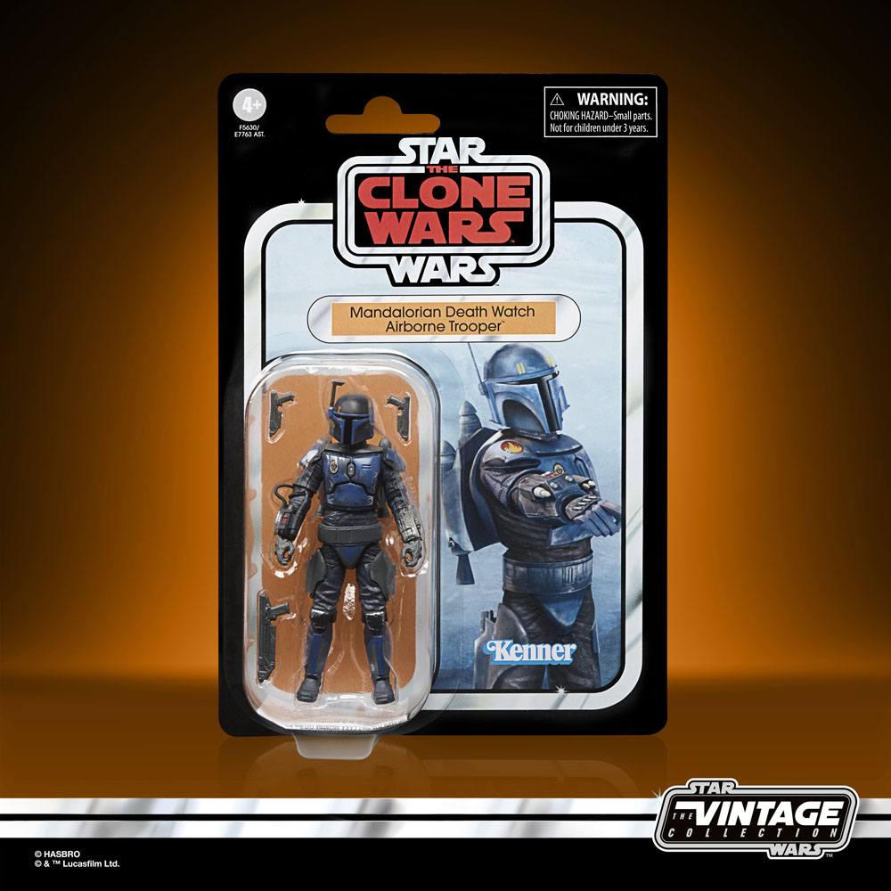 Mandalorian Death Watch Airborne Trooper Star Wars Vintage Collection Figur von Hasbro aus Star Wars: The Clone Wars