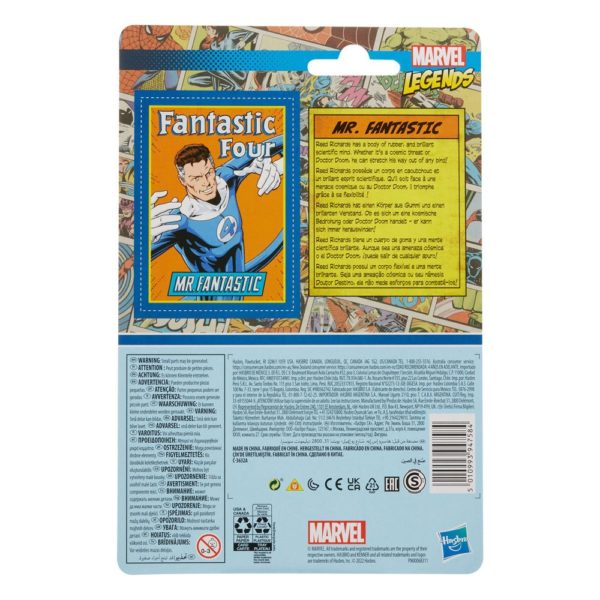 Mr. Fantastic Marvel Legends Retro 375 Collection Figur von Hasbro aus den Fantastic Four Comics