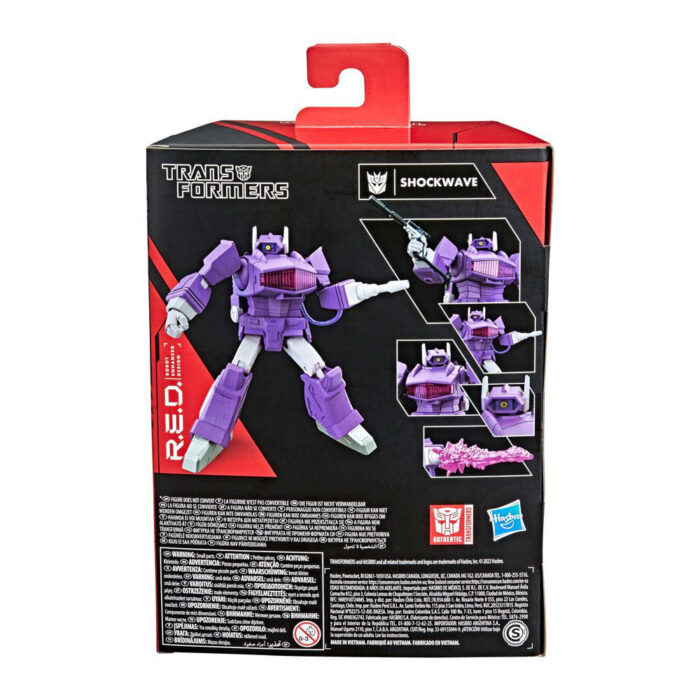 Shockwave Transformers Generations RED Figur von Hasbro aus der Transformers 1984 Trickfilmserie