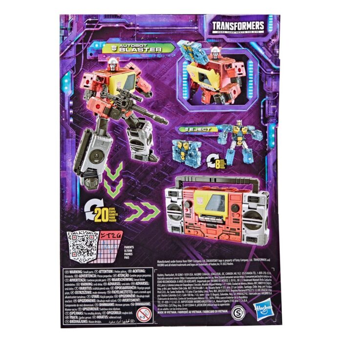 Autobot Blaster & Eject Transformers Generations Legacy Series Voyager Class Figur von Hasbro