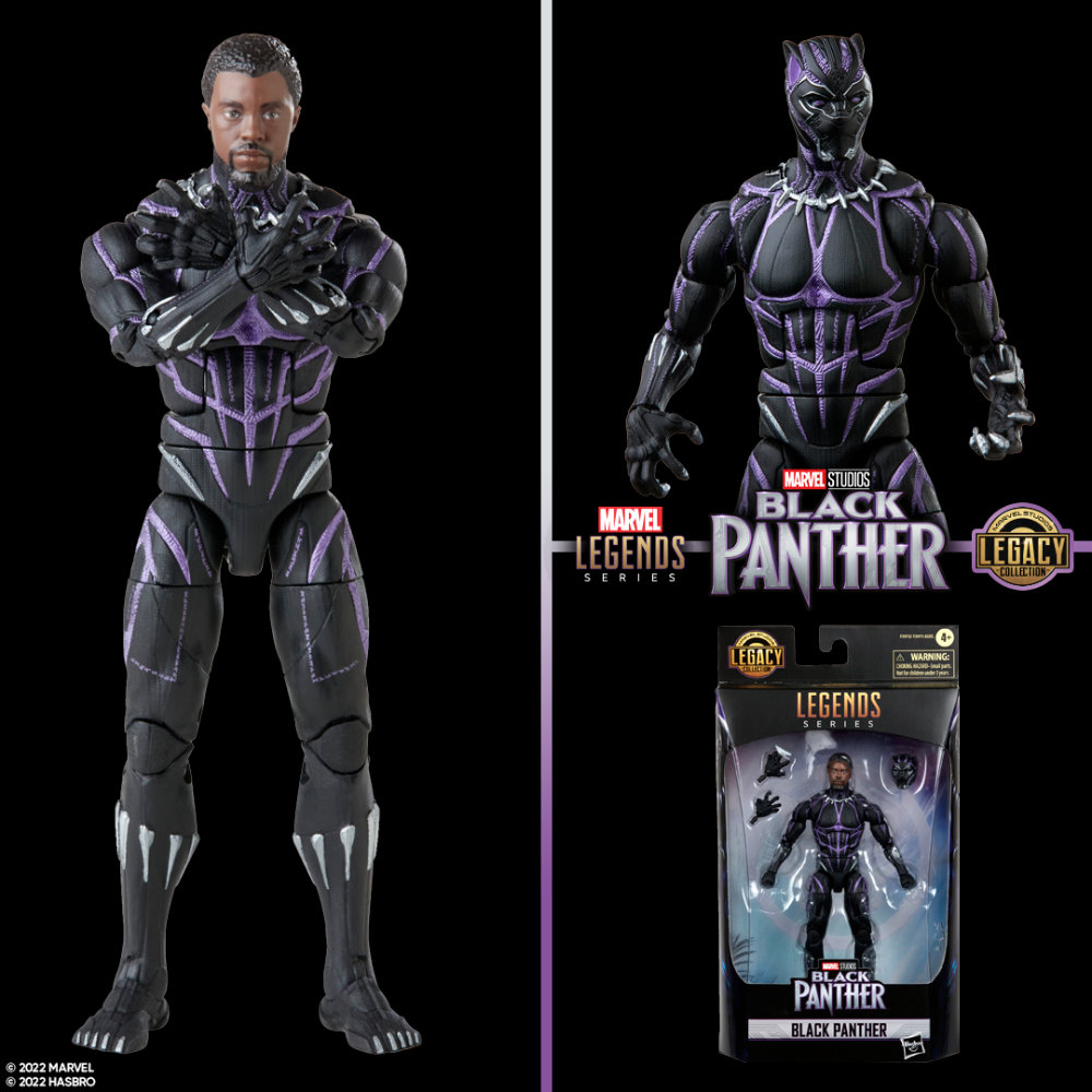 Black Panther Marvel Legends Series Figur aus der Black Panther Wakanda Collection von Hasbro