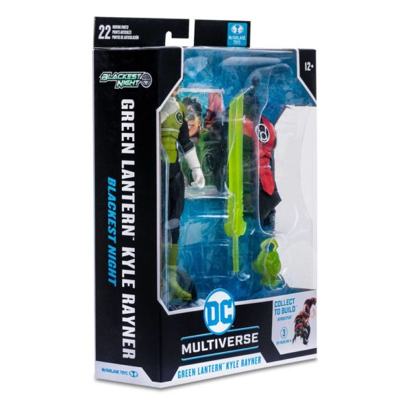 Green Lantern Kyle Rayner (Blackest Night) DC Multiverse Figur von McFarlane Toys aus der Atrocitus Build-A-Figure (BAF) Wave