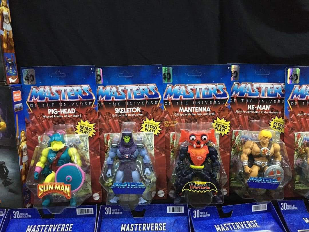 In-Hand Bilder der Masters of the Universe Origins (MotU) Wave 9 Figuren