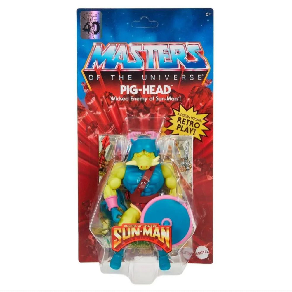 Pig-Head Rulers Of The Sun Masters of the Universe Origins Figur von Mattel