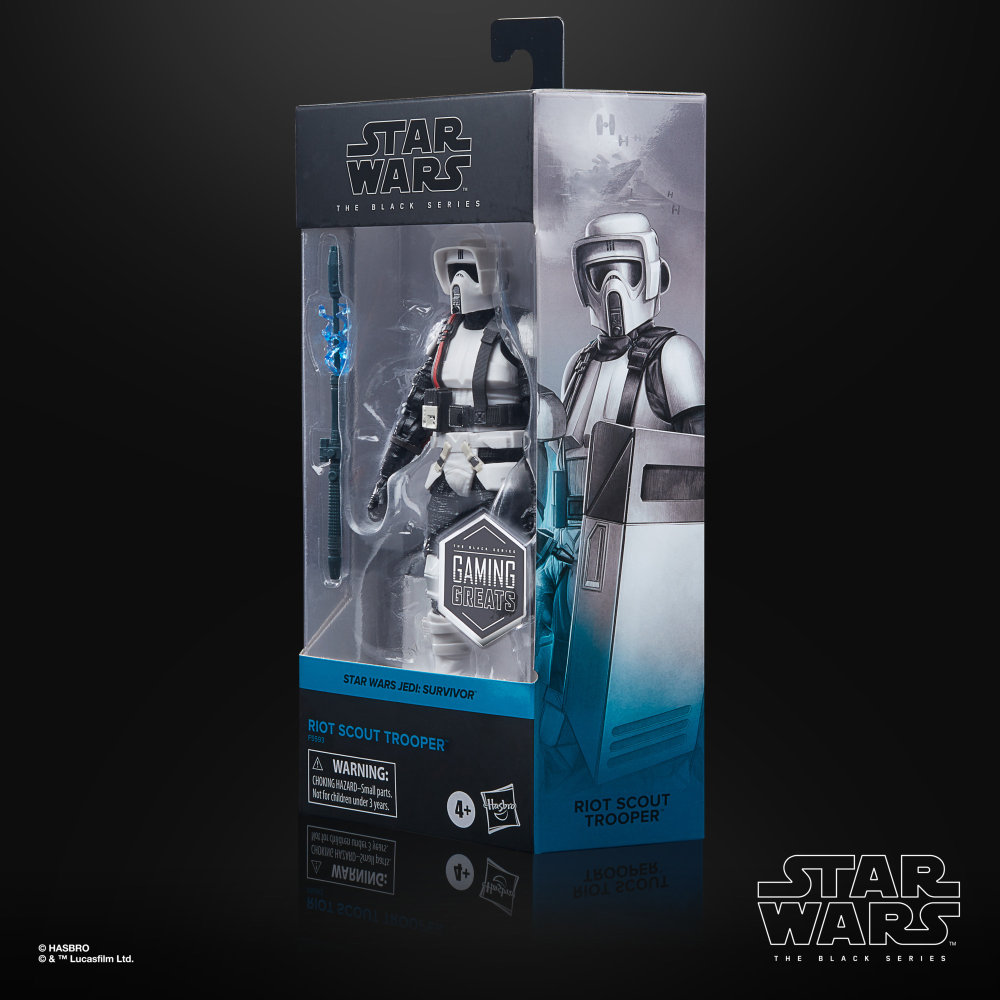 Riot Scout Trooper Star Wars Black Series Figur von Hasbro aus Star Wars Jedi: Survivor