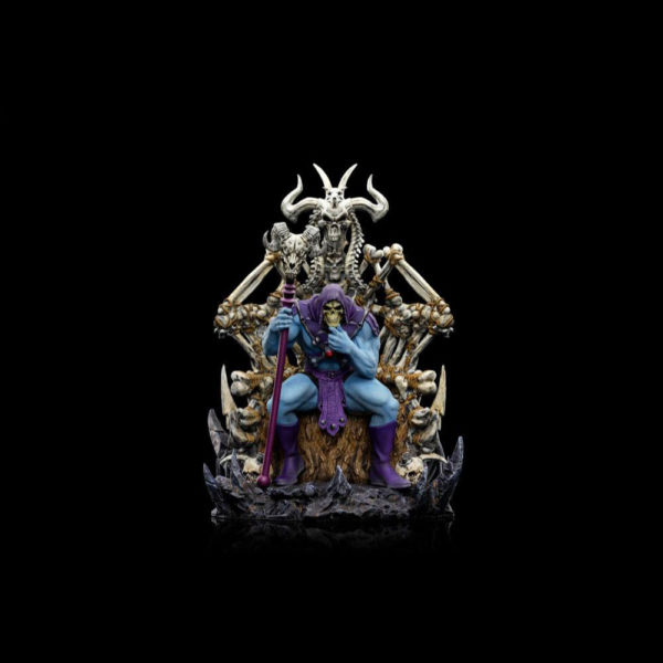 Skeletor on Throne Deluxe 1:10 Masters of the Universe (MotU) Figur von Iron Studios