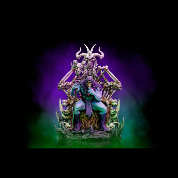 Skeletor on Throne Deluxe 1:10 Masters of the Universe (MotU) Figur von Iron Studios