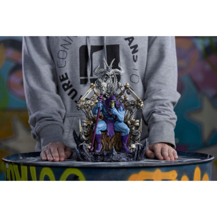 Skeletor on Throne Deluxe 1:10 Masters of the Universe (MotU) Figur von Iron Studios