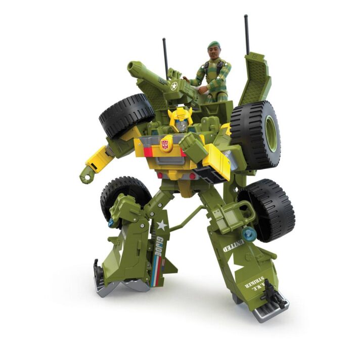 Bumblebee A.W.E. Striker mit Lonzo (Stalker) Wilkinson Transformers x G.I. Joe Mash-Up Pack von Hasbro