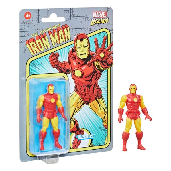 Iron Man Marvel Legends Retro 375 Collection Figur von Hasbro aus den The Invincible Iron Man Comics