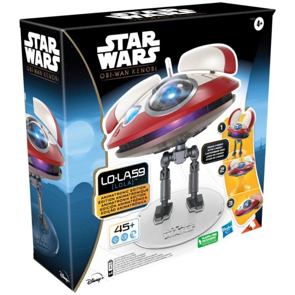 L0-LA59 (Lola) Animatronic Edition Figur (15 cm) von Hasbro aus Star Wars: Obi-Wan Kenobi