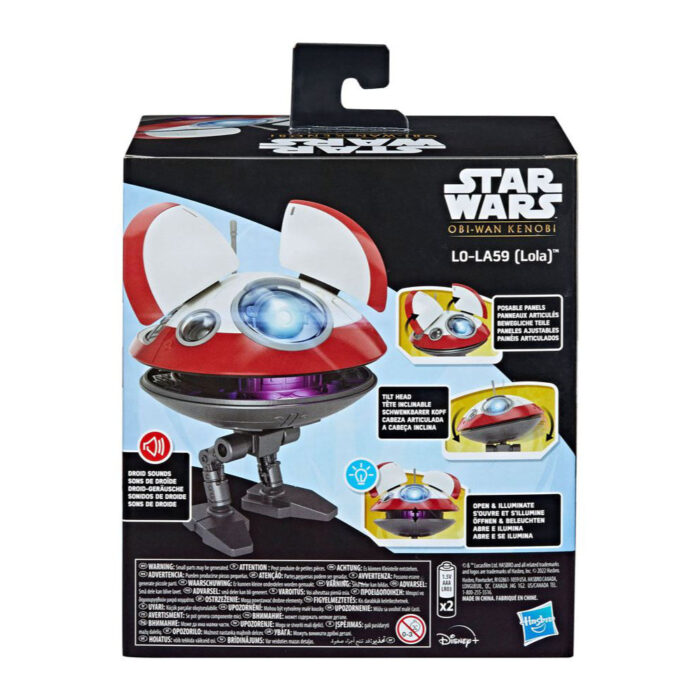L0-LA59 (Lola) Animatronic Edition Figur (13 cm) von Hasbro aus Star Wars: Obi-Wan Kenobi