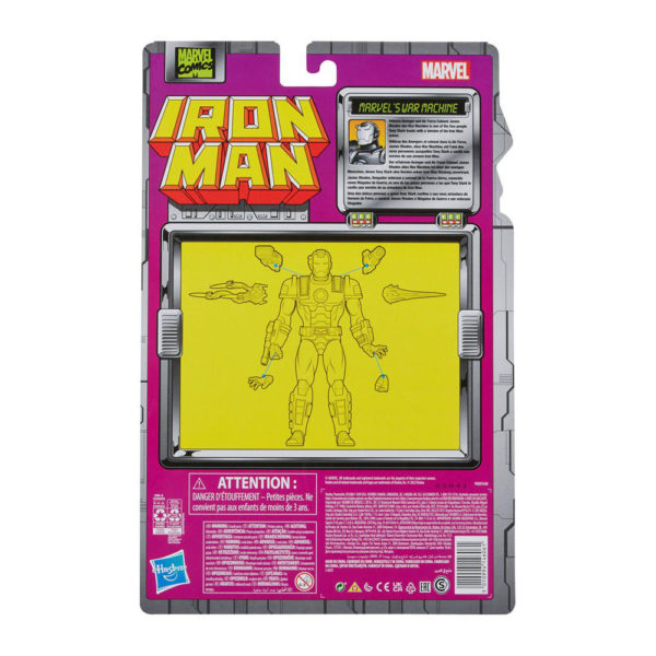 Marvels War Machine Marvel Legends Retro Collection Figur von Hasbro aus den Iron Man Comics