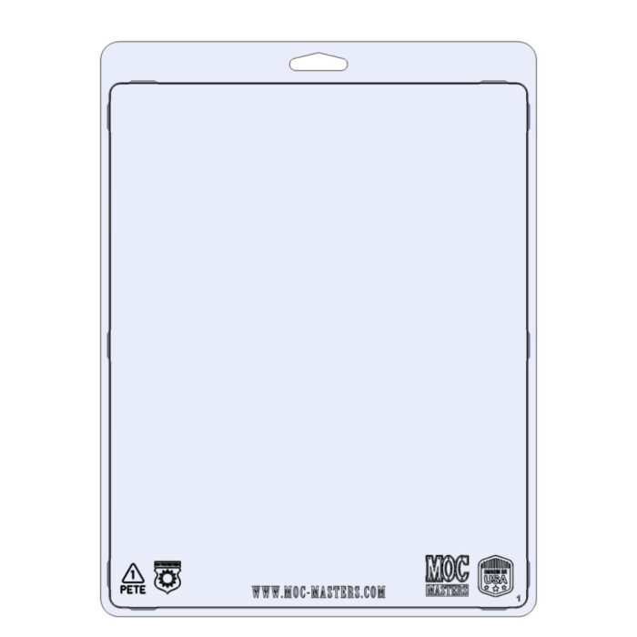 Moc Masters Clamshell Blister Case Schutzhülle für 5,5-Inch Actionfiguren wie MotU Origins, TMNT, Thundercats oder Toxic Crusaders