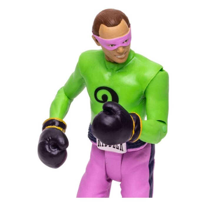 The Riddler Boxing Gloves (Boxhandschuhe) DC Retro Figur von McFarlane Toys aus der Batman 66 Classic TV Series