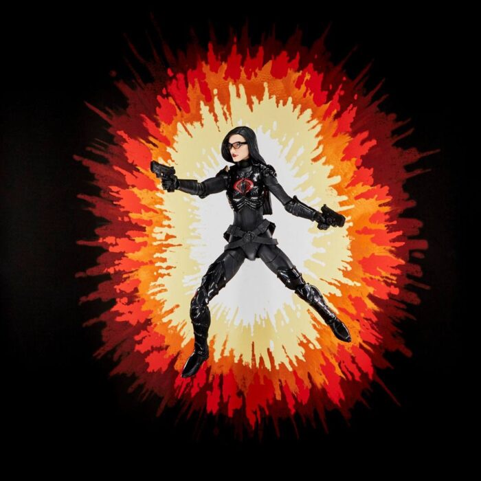 Baroness G.I. Joe Classified Series Figur auf Retro-Cardback von Hasbro