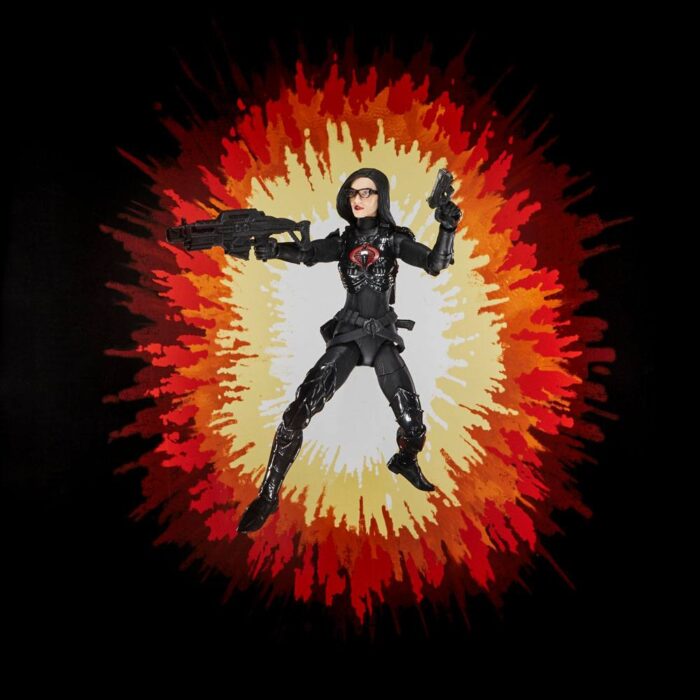 Baroness G.I. Joe Classified Series Figur auf Retro-Cardback von Hasbro