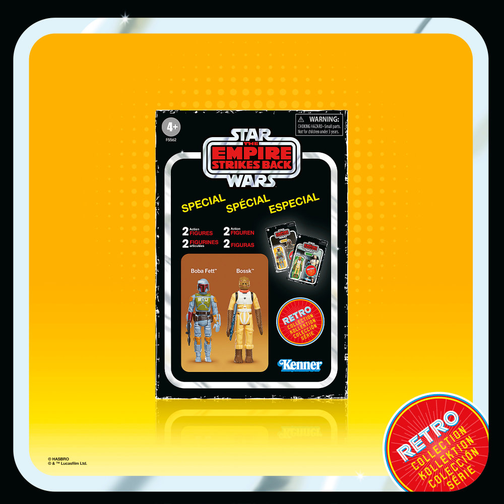 Boba Fett und Bossk Doppelpack Star Wars Retro Collection Amazon Exclusive von Hasbro aus Star Wars: The Empire Strikes Back