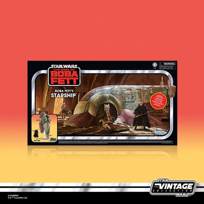 Boba Fett´s Starship Star Wars Vintage Collection (TVC) Fahrzeug von Hasbro aus Star Wars: The Book of Boba Fett