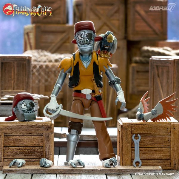 Captain Cracker the Robotic Pirate Scoundrel ThunderCats ULTIMATES! Figur von Super7