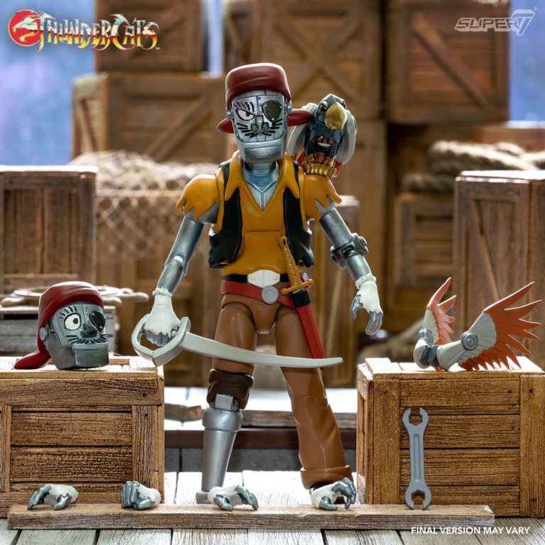 Captain Cracker the Robotic Pirate Scoundrel ThunderCats ULTIMATES! Figur von Super7