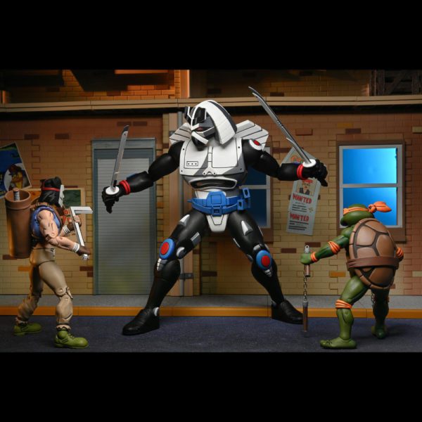 Chrome Dome Teenage Mutant Ninja Turtles Ultimate (TMNT) Figur von NECA aus dem 1980er Cartoon