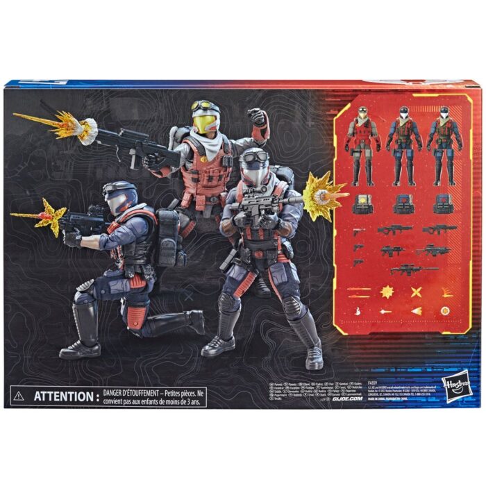 Cobra Viper Officer & Vipers Troop Builder G.I. Joe Classified Series Figuren 3er-Pack von Hasbro