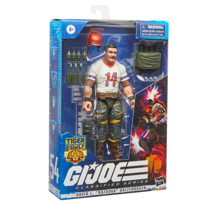 David L. Bazooka Katzenbogen (Tiger Force) G.I. Joe Classified Series Figur von Hasbro