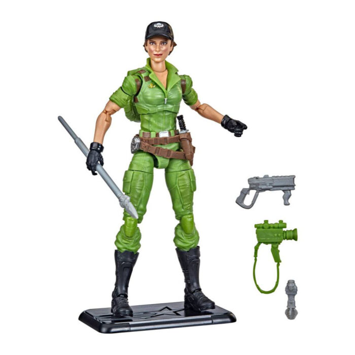 Lady Jaye G.I. Joe Classified Series Figur auf Retro-Cardback von Hasbro