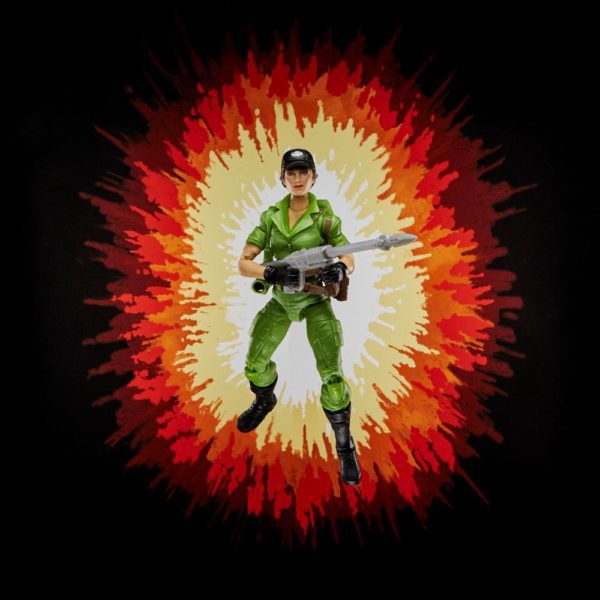 Lady Jaye G.I. Joe Classified Series Figur auf Retro-Cardback von Hasbro