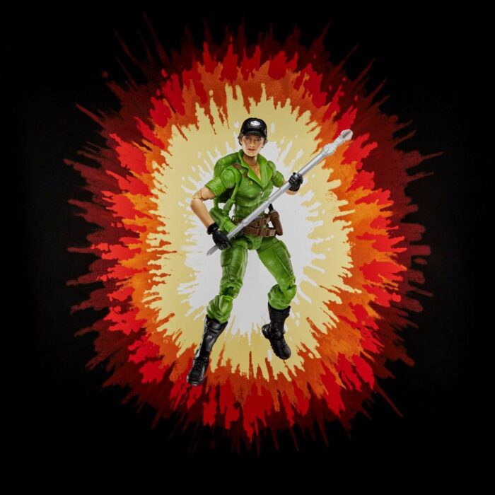 Lady Jaye G.I. Joe Classified Series Figur auf Retro-Cardback von Hasbro