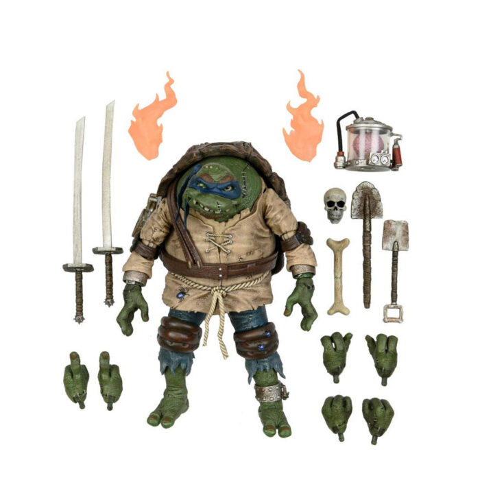Leonardo as the Hunchback Teenage Mutant Ninja Turtles (TMNT) Ultimate Figur von NECA aus der Universal Monsters Reihe