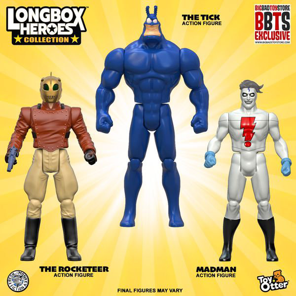 Longbox Heroes Collection Figuren von ToyOtter und Fresh Monkey Fiction