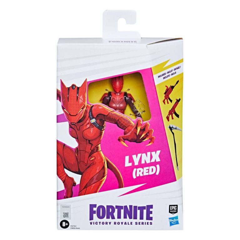 Lynx Red Fortnite Victory Royale Series Figur von Hasbro aus dem Videospiel Fortnite