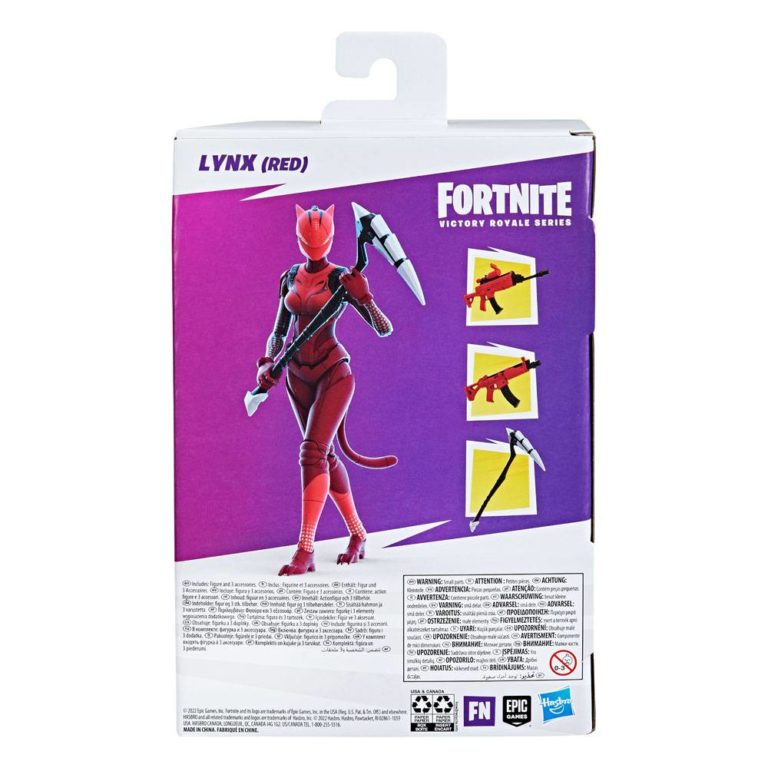 Lynx Red Fortnite Victory Royale Series Figur von Hasbro aus dem Videospiel Fortnite