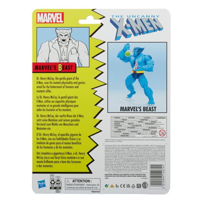 Marvel´s Beast Marvel Legends Series Retro Collection Figur von Hasbro aus den The Uncanny X-Men Comics