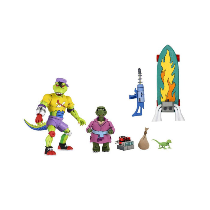 Mondo Gecko Teenage Mutant Ninja Turtles Ultimate (TMNT) Cartoon Figuren Pack von NECA