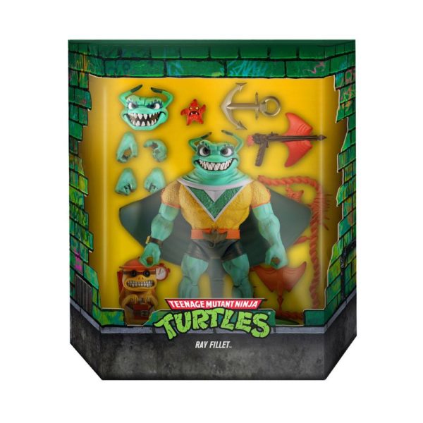 Ray Fillet Teenage Mutant Ninja Turtles TMNT Ultimates! Figur von Super7