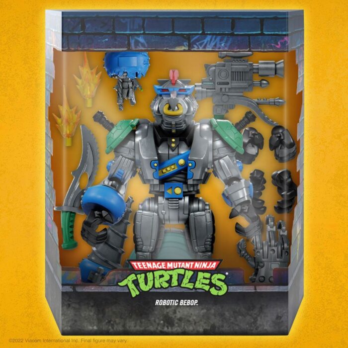 Robotic Bebop Teenage Mutant Ninja Turtles TMNT Ultimates! Figur von Super7