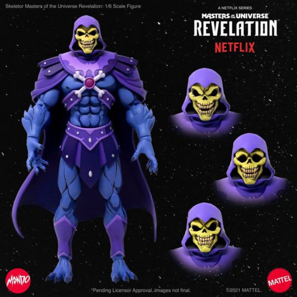 Skeletor Masters of the Universe Figur von Mondo als San Diego Comic Con SDCC 2022 Exclusive