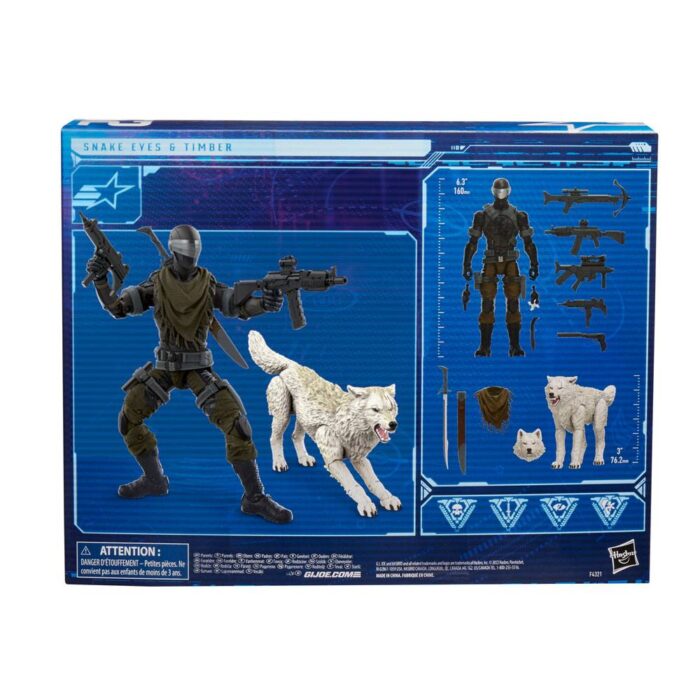 Snake Eyes und Timber G.I. Joe Classified Series Figuren Pack von Hasbro