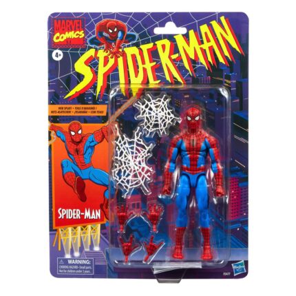 Spider-Man Marvel Legends Series Retro Collection Figur von Hasbro aus den Spider-Man Comics