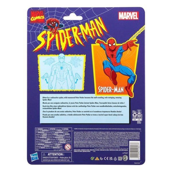 Spider-Man Marvel Legends Series Retro Collection Figur von Hasbro aus den Spider-Man Comics