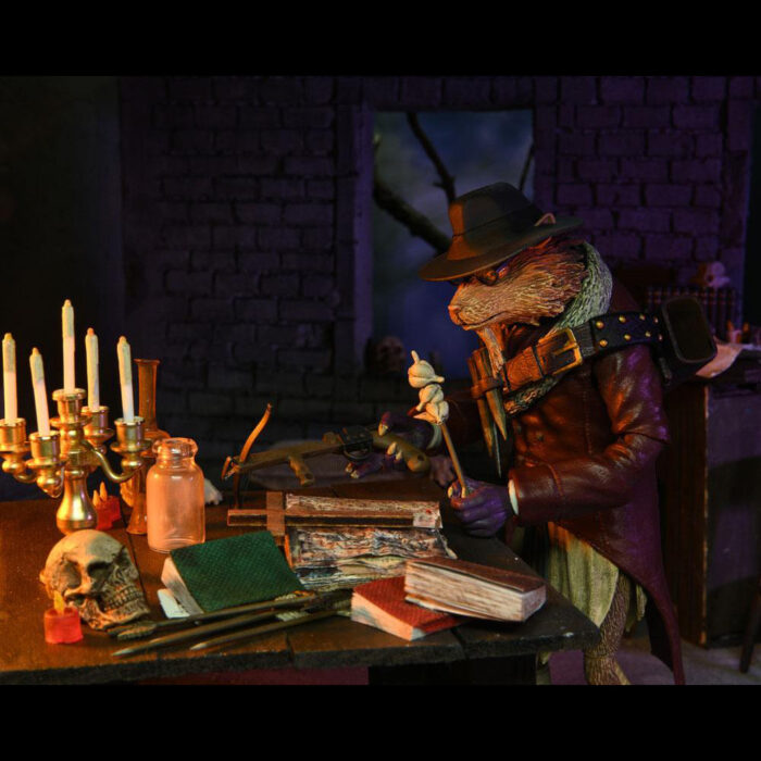 Splinter als Van Helsing Teenage Mutant Ninja Turtles (TMNT) Figur von NECA aus der Universal Monsters Reihe