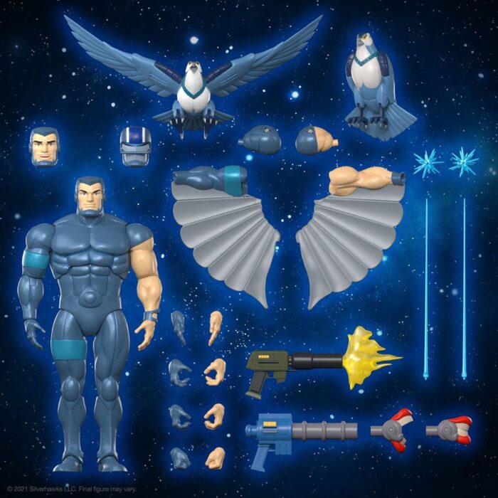 Steelwill Silverhawks ULTIMATES! Figur von Super7
