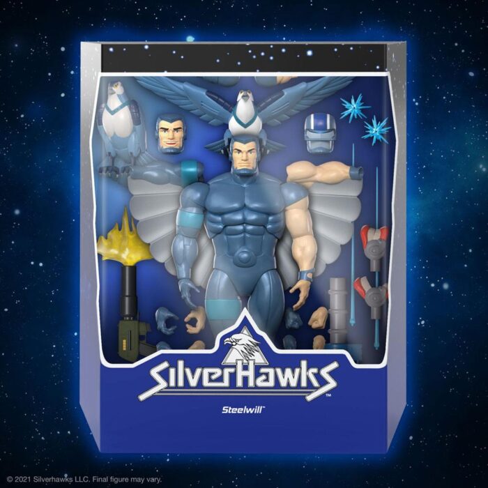 Steelwill Silverhawks ULTIMATES! Figur von Super7