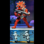 Triceraton Infantryman & Roadkill Rodney Teenage Mutant Ninja Turtles (TMNT) Figuren 2er-Pack von NECA aus den Cartoons